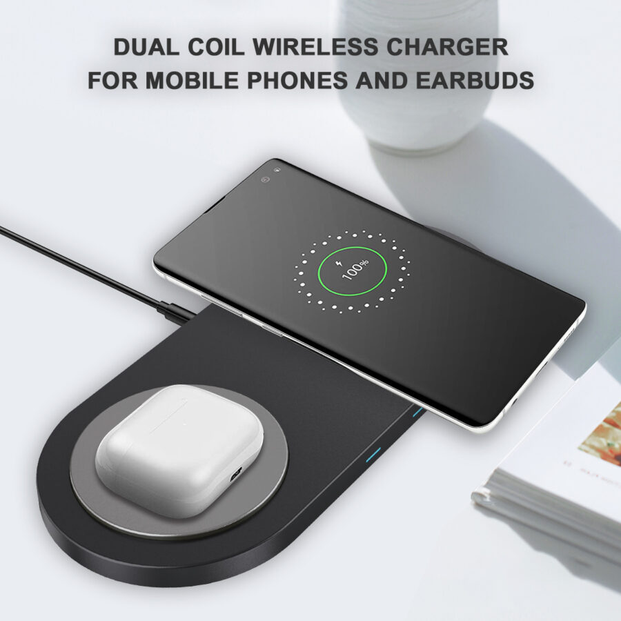 2 in 1 wireless charger