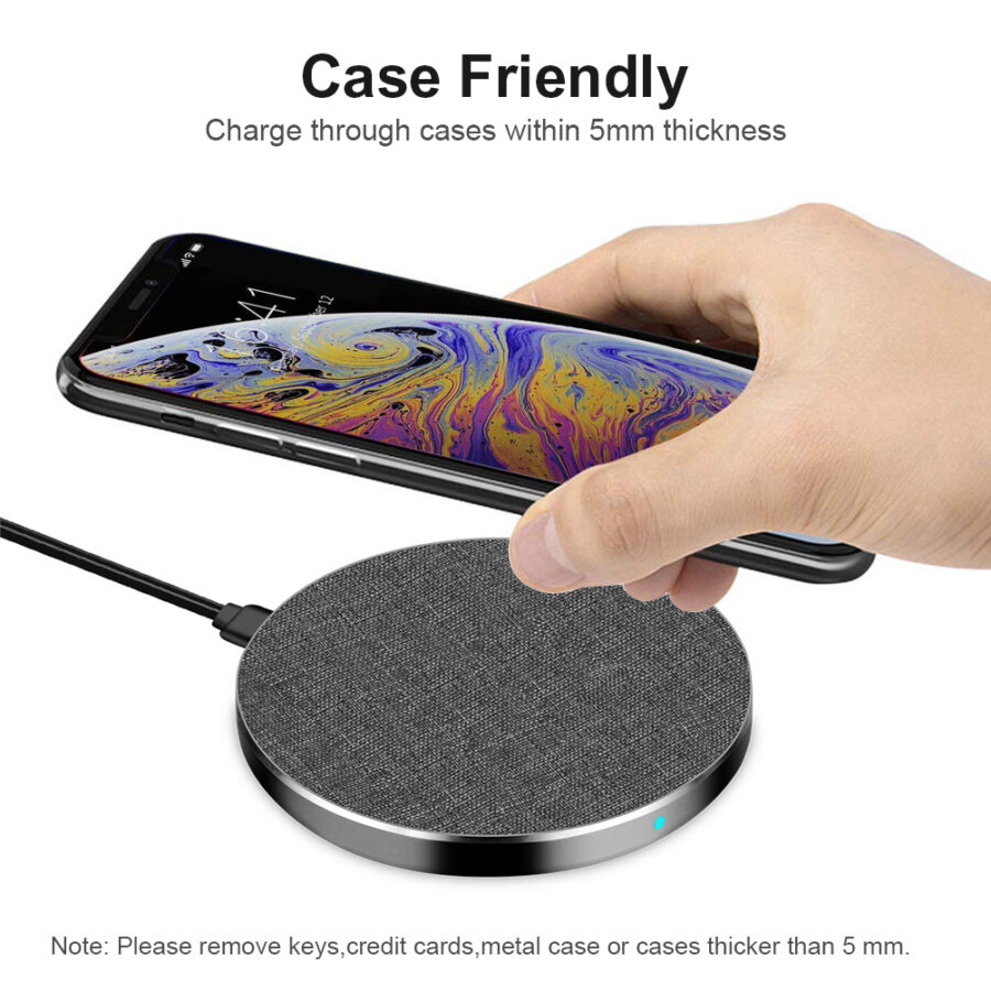 WT 300 fabric wireless charger details 7 2 e1663923374102