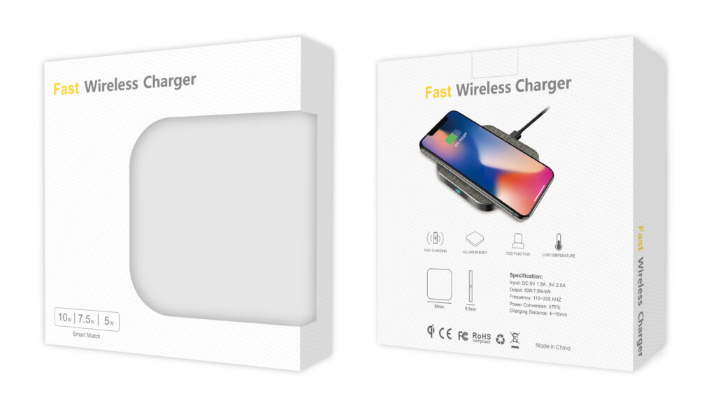 Fabric Alloy 15w Wireless Charger Pad For Iphone12 Pro Max 7 WT 310F details 5 1