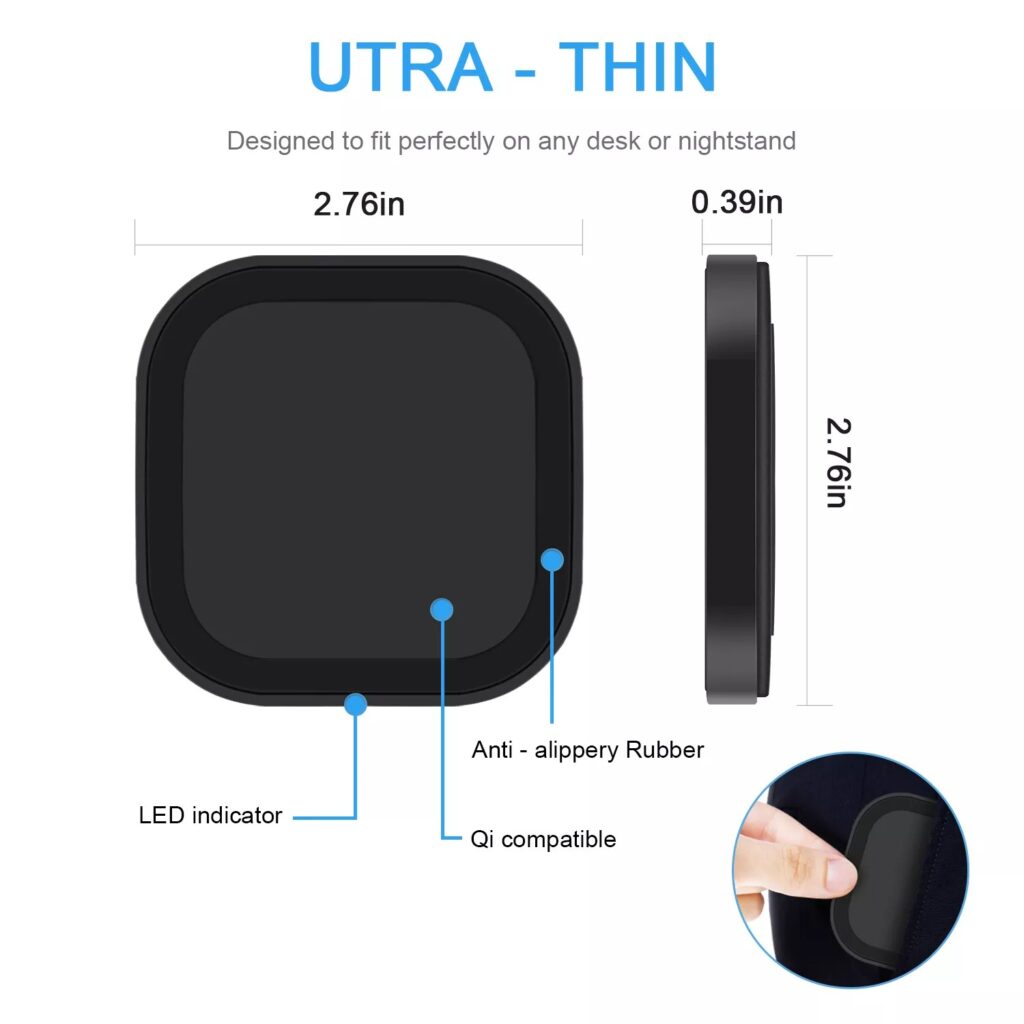 WT 600 Wireless charger pad detail 4
