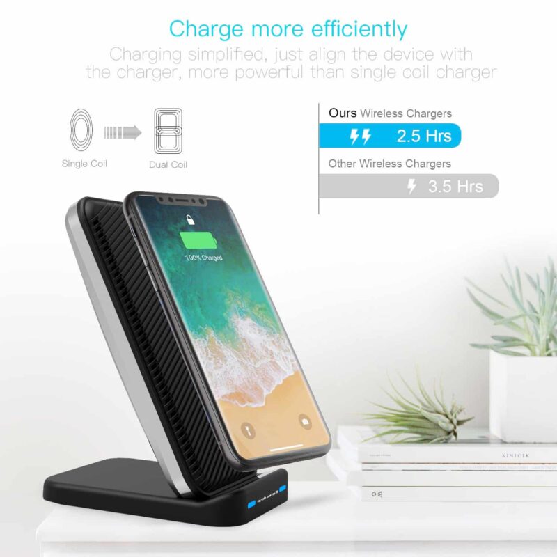WT 660F wireless charger holder stand detail 1 3