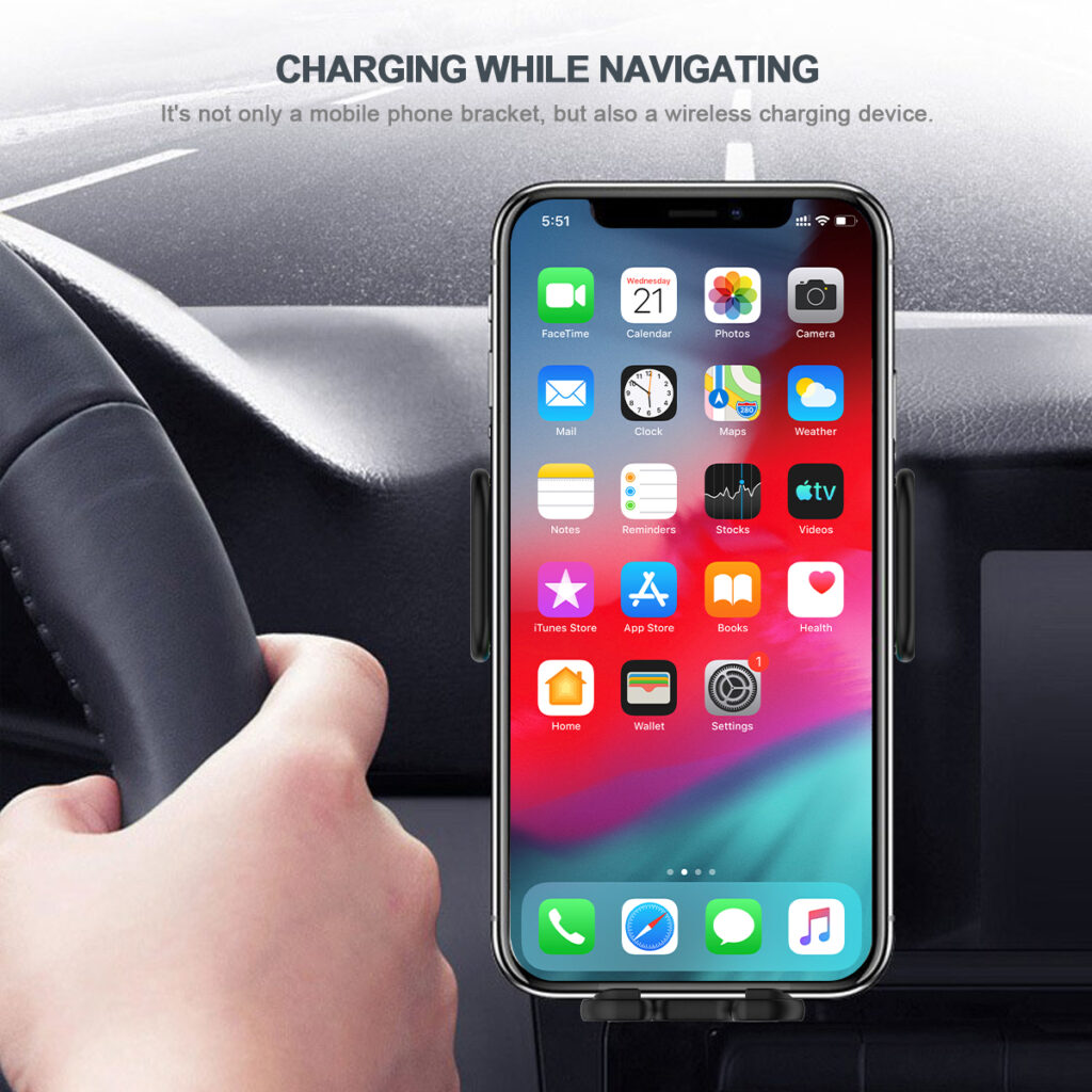 WT C10 Wireless Car Charger 4