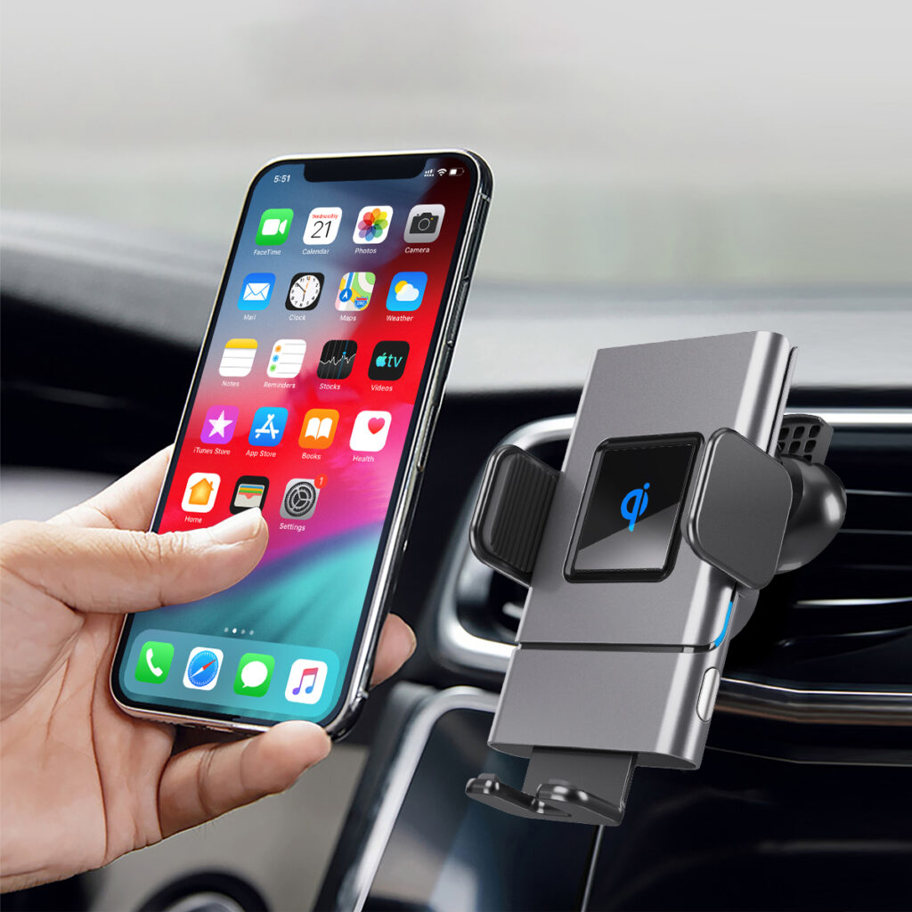WT C10 Wireless Car charger detail 2