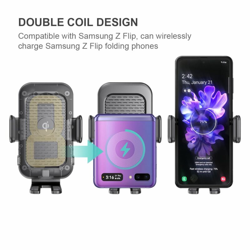 WT C18F Dual coils car charger pic 3 2