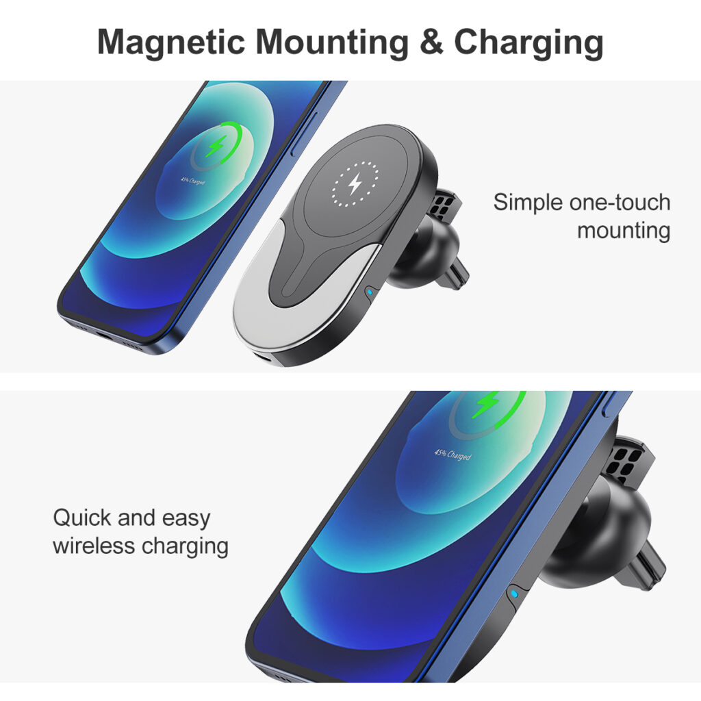 WT C19F magnetic car charger details 2