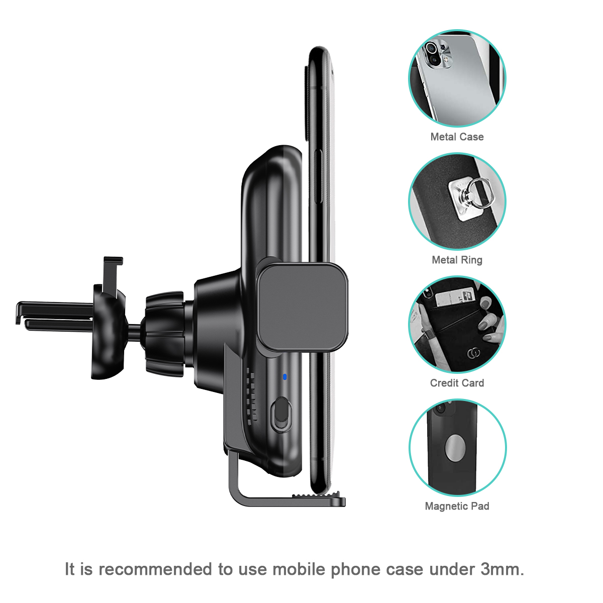 WT C29F Samsung wireless car charger details 13