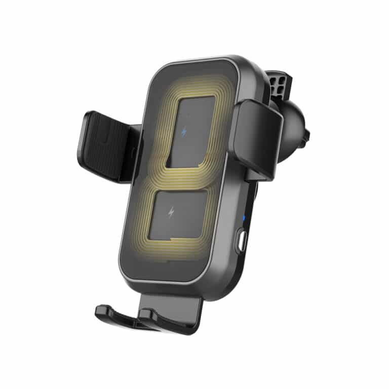 Dual coils wireless car charger