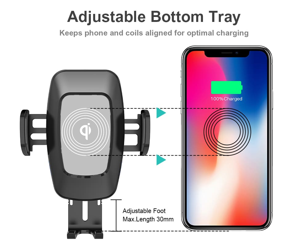 C8 smart wireless car charger 2