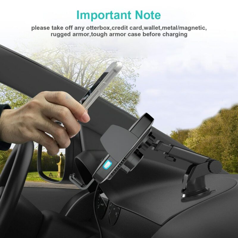 2 in 1 wireless car charger