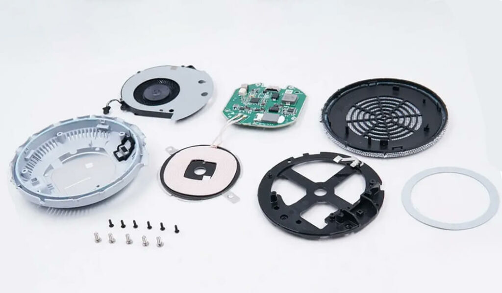 production process of wireless charger