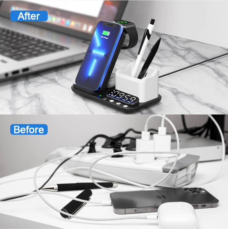 alarm clocks with wireless charging