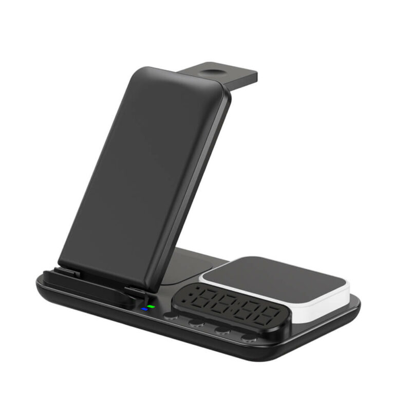 wireless phone charger alarm clock