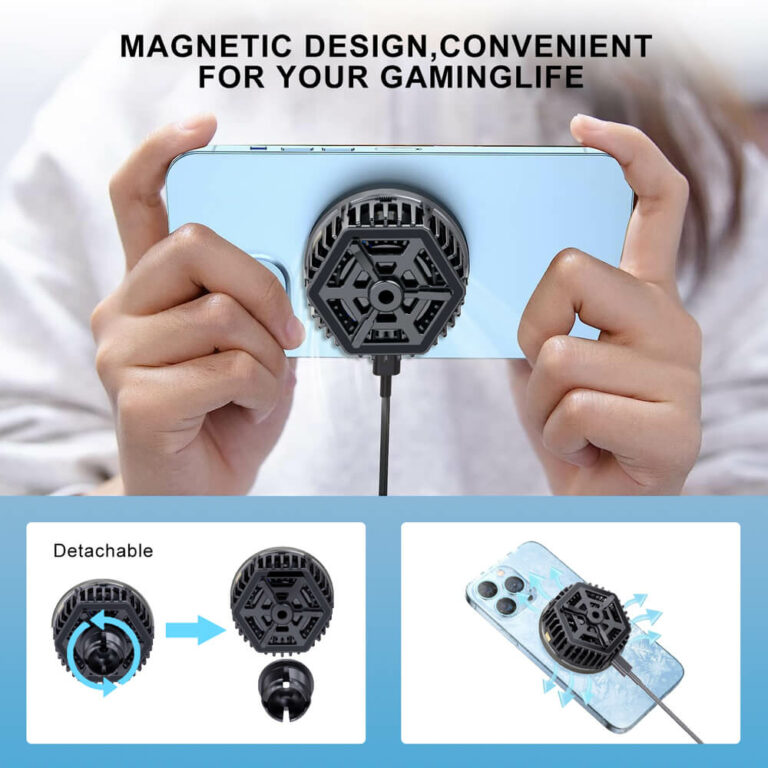 cooling magneic wireless car charger