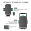 automatic clamping wireless car charger mount C22 5