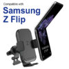 automatic clamping wireless car charger mount C2215