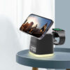 Magnetic Wireless charger with Alarm Clock