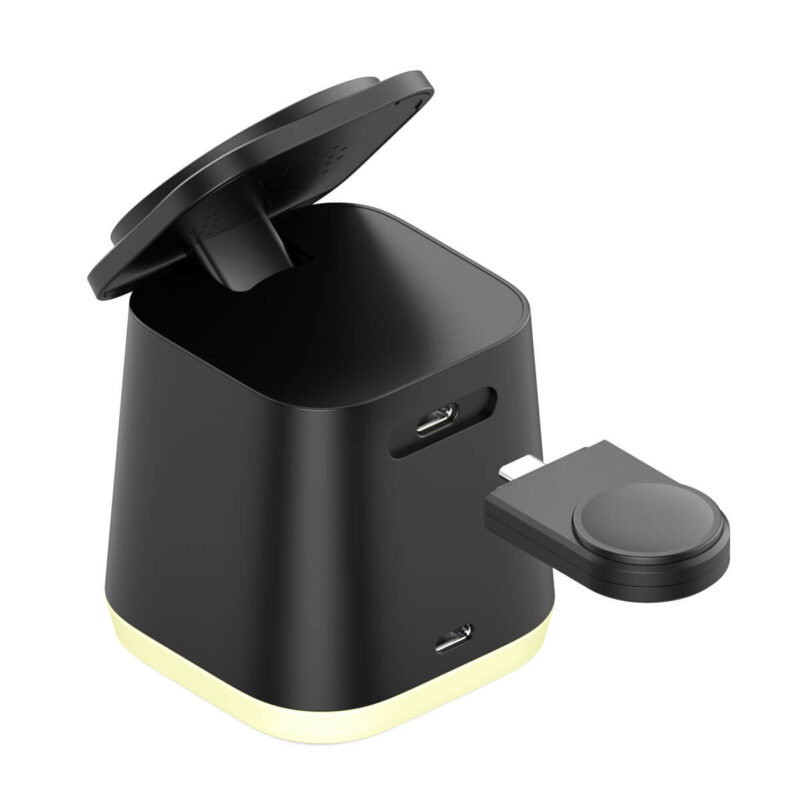 Q11_Magnetic Wireless charger with Alarm Clock (5)
