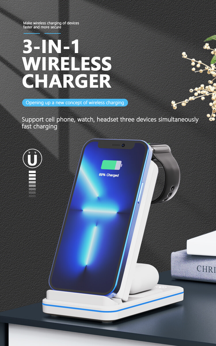 3-in-1 wireless charger