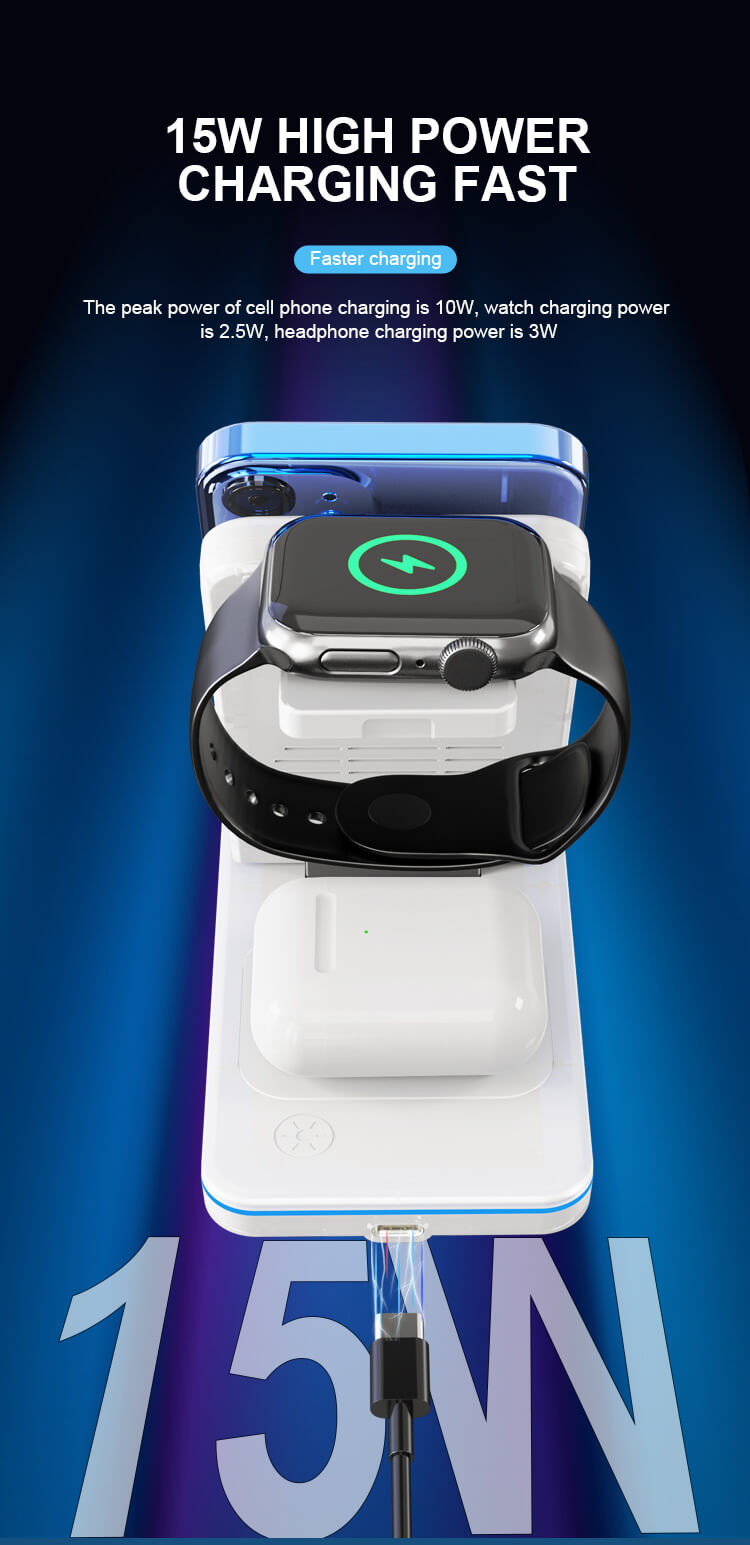 3-in-1 wireless charger