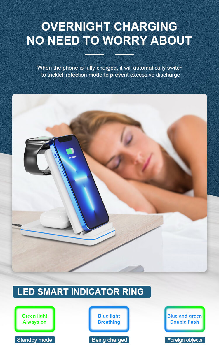 3-in-1 wireless charger