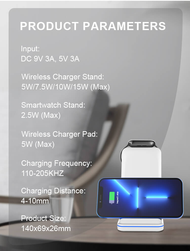 3-in-1 wireless charger