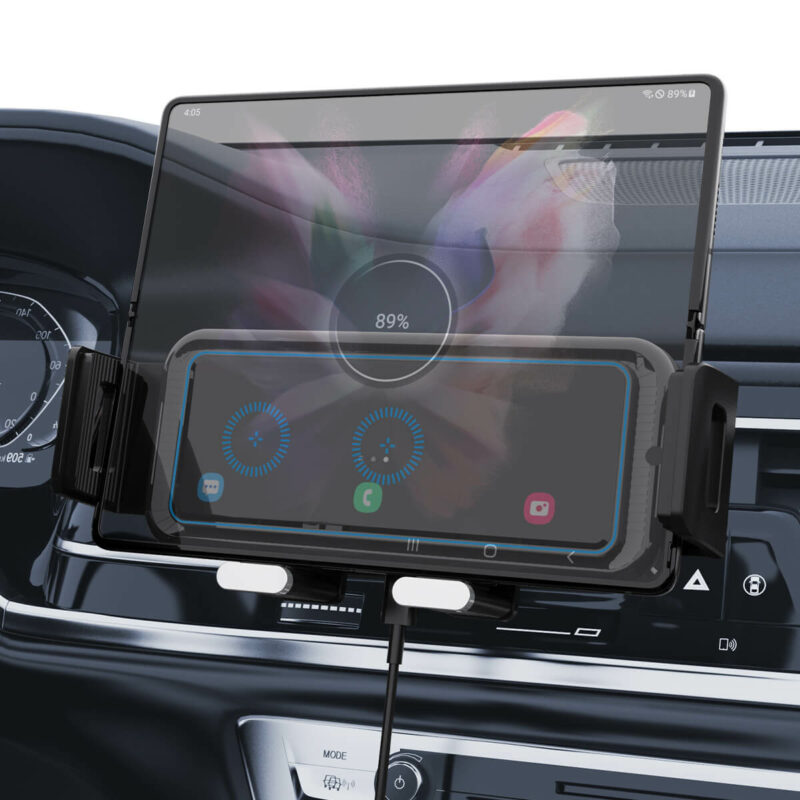 Phone charger holder