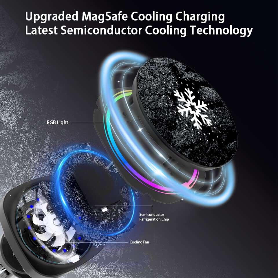 Magnetic wireless car charger